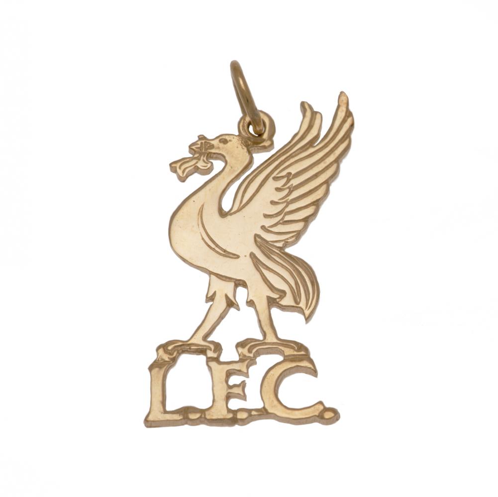 Liverpool FC 9ct Gold Pendant Liverbird Medium
