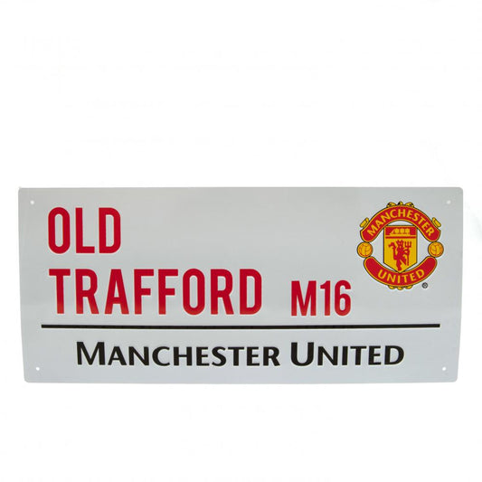 Manchester United FC Street Sign
