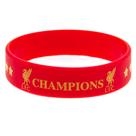 Liverpool FC Champions Of Europe Silicone Wristband