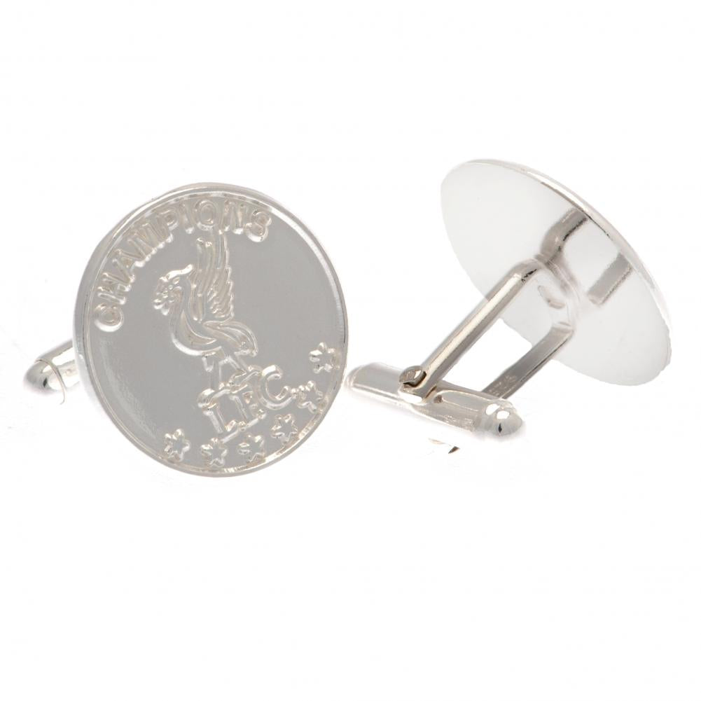 Liverpool FC Champions Of Europe Sterling Silver Cufflinks