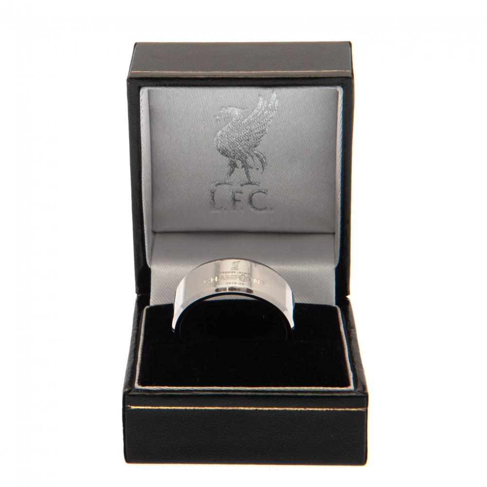 Liverpool FC Premier League Champions Band Ring Small