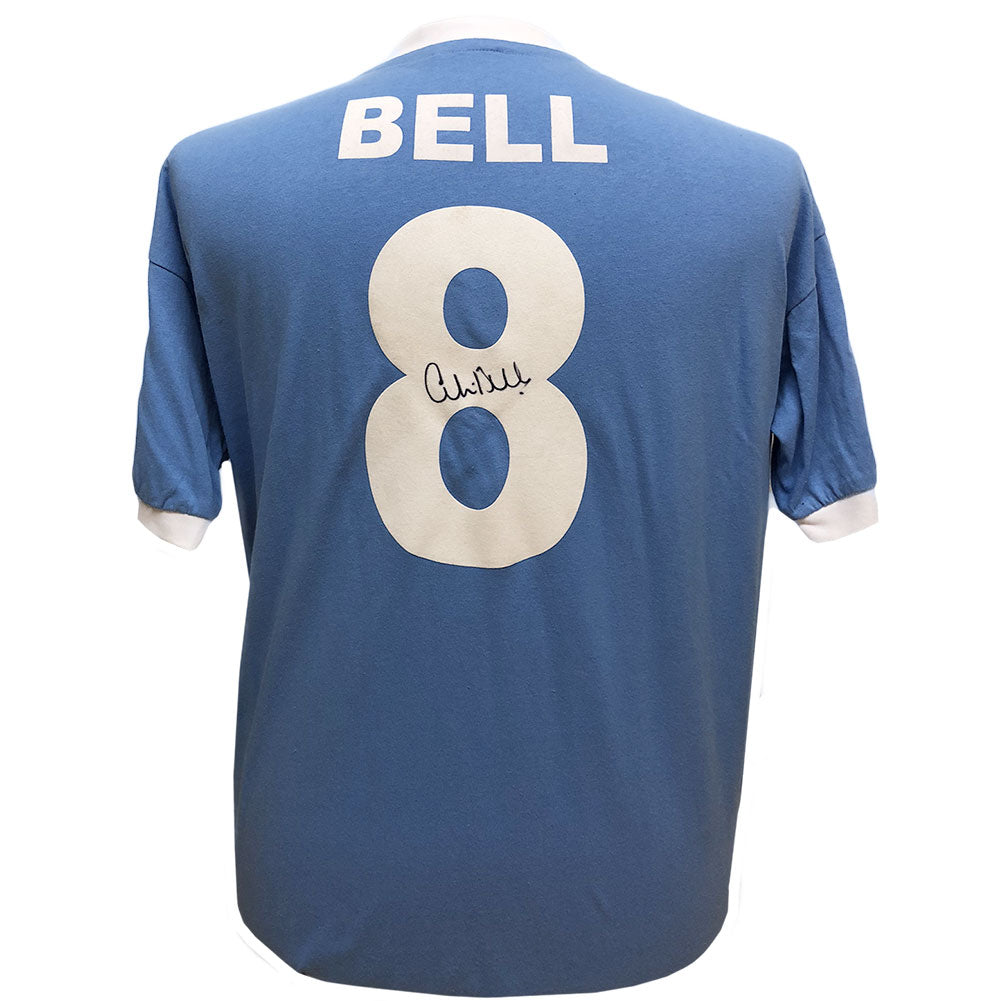 Manchester City FC Bell Signed Shirt