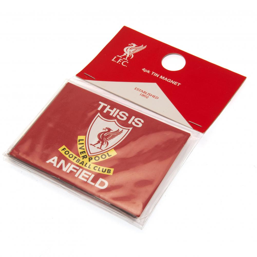Liverpool FC 4pk Fridge Magnet Set