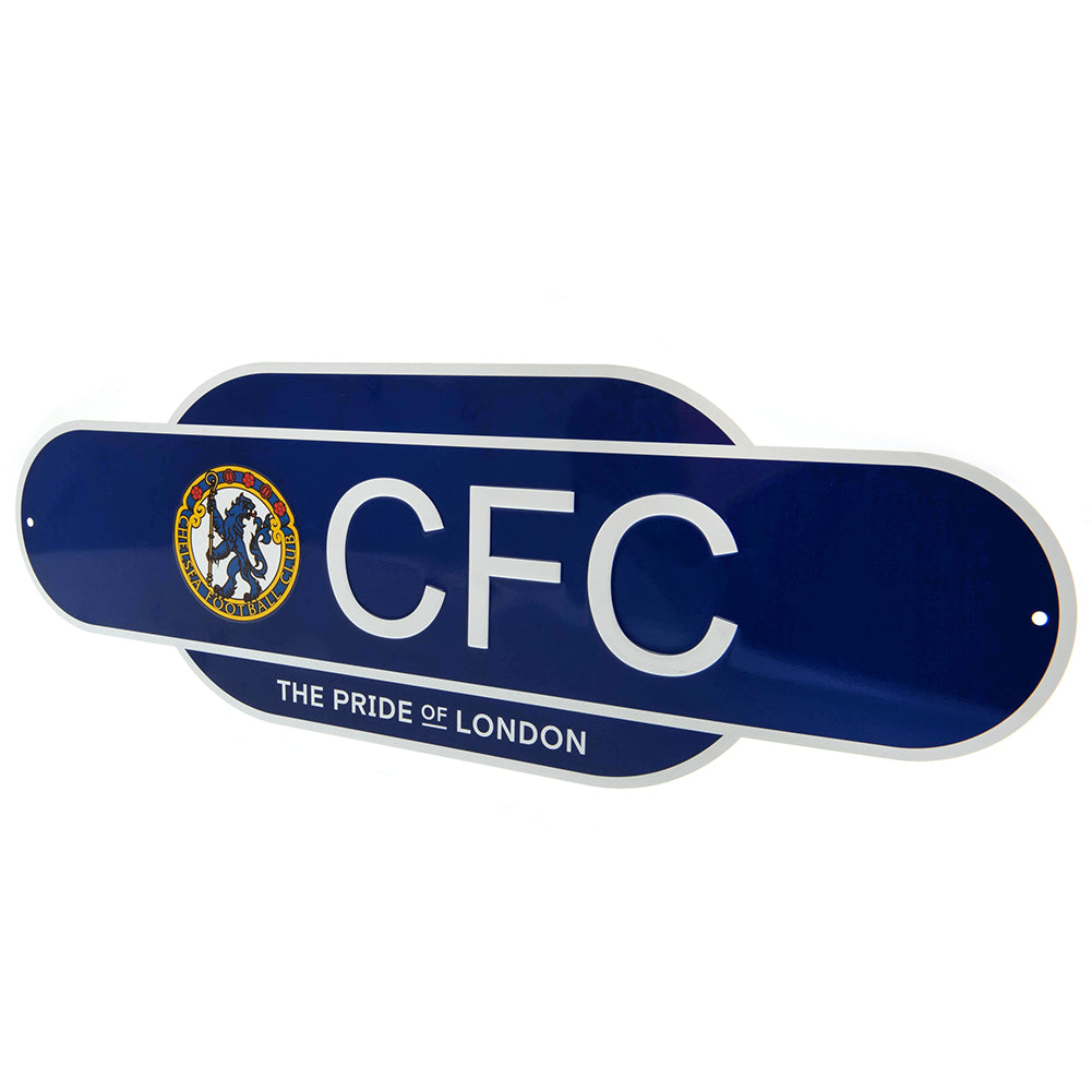 Chelsea FC Colour Retro Sign