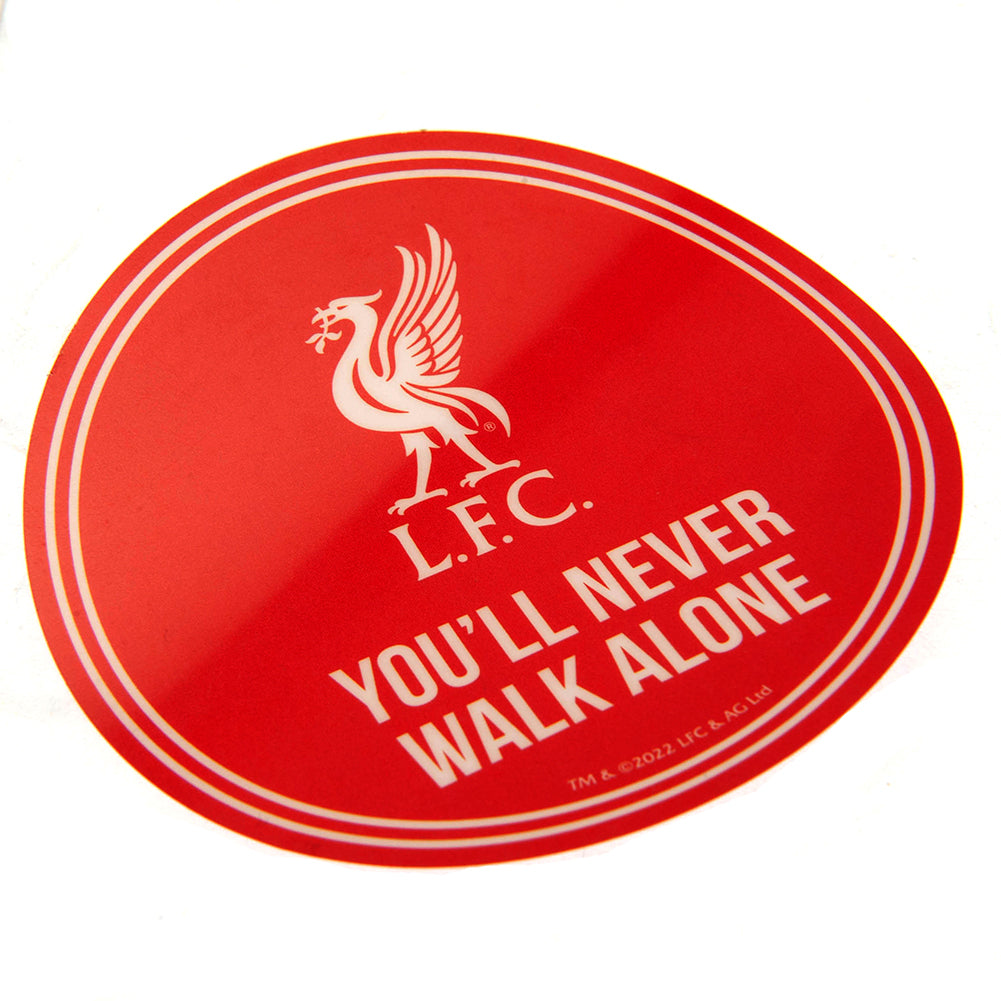 Liverpool FC Single Car Sticker YNWA