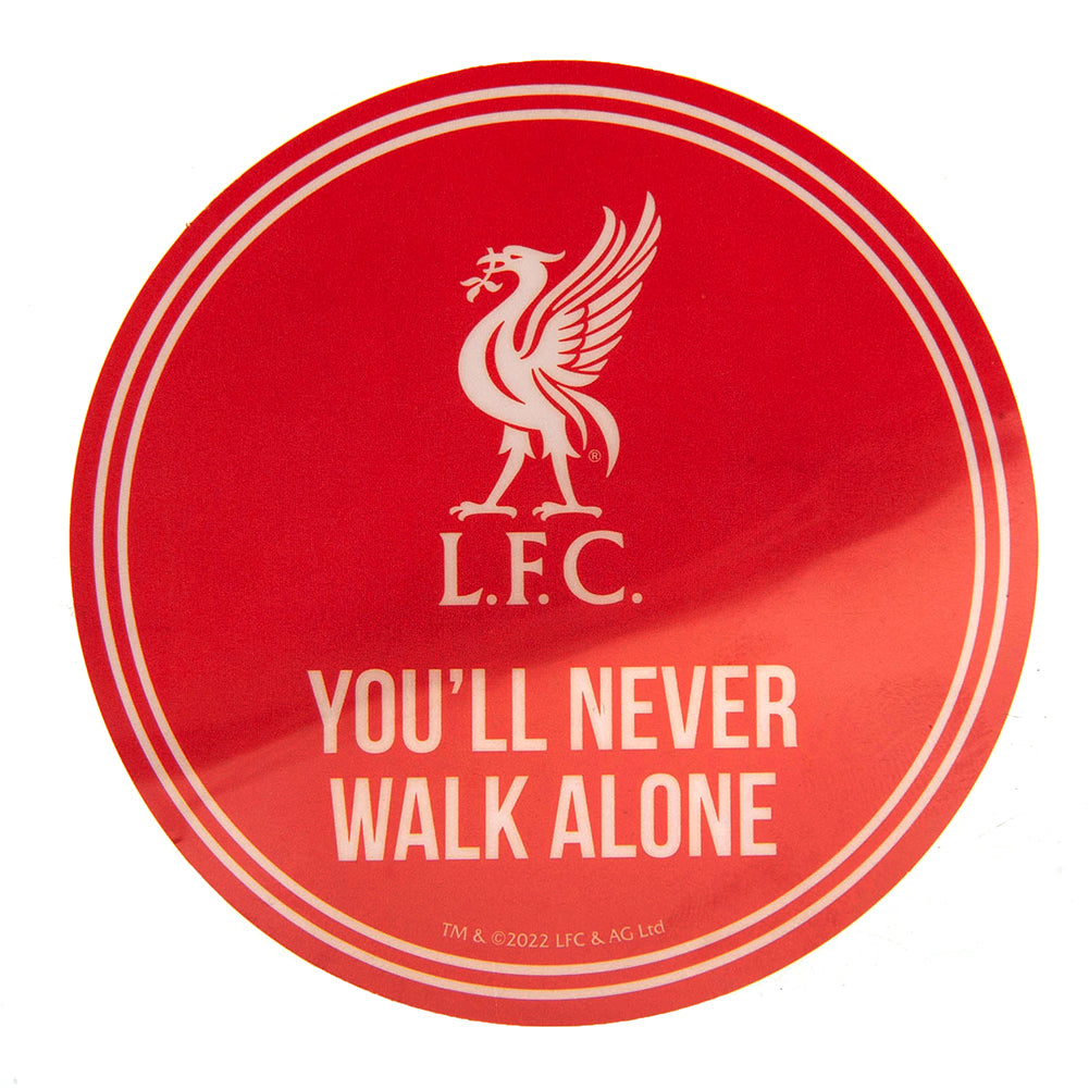 Liverpool FC Single Car Sticker YNWA